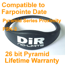 Proximity Wristband for Farpointe Data Pyramid Series Proximity Compatible with PSK-3